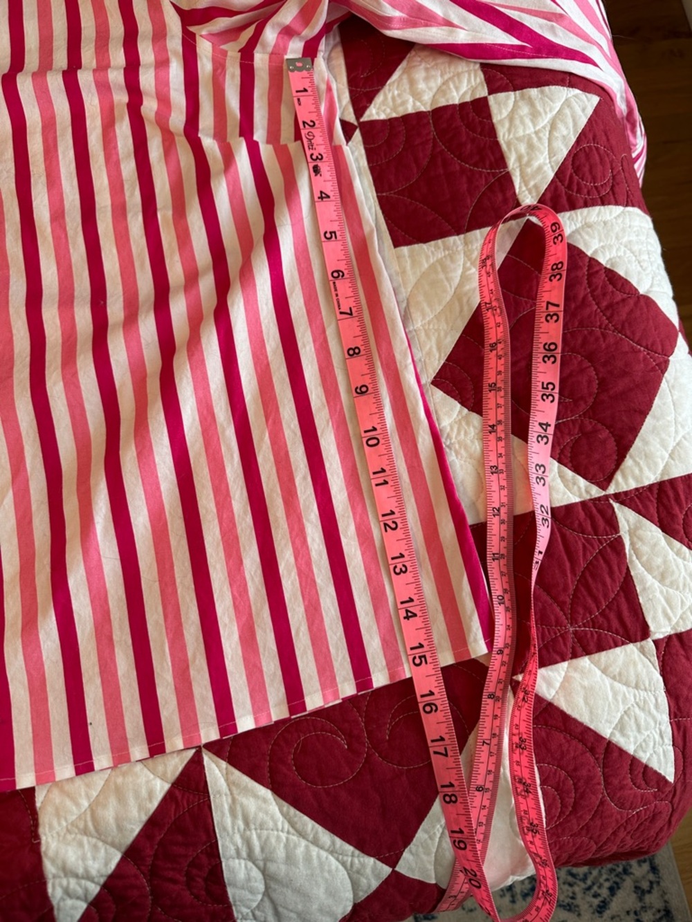 Talbots Pink and White Striped Collared Shirt - Picture 5 of 6